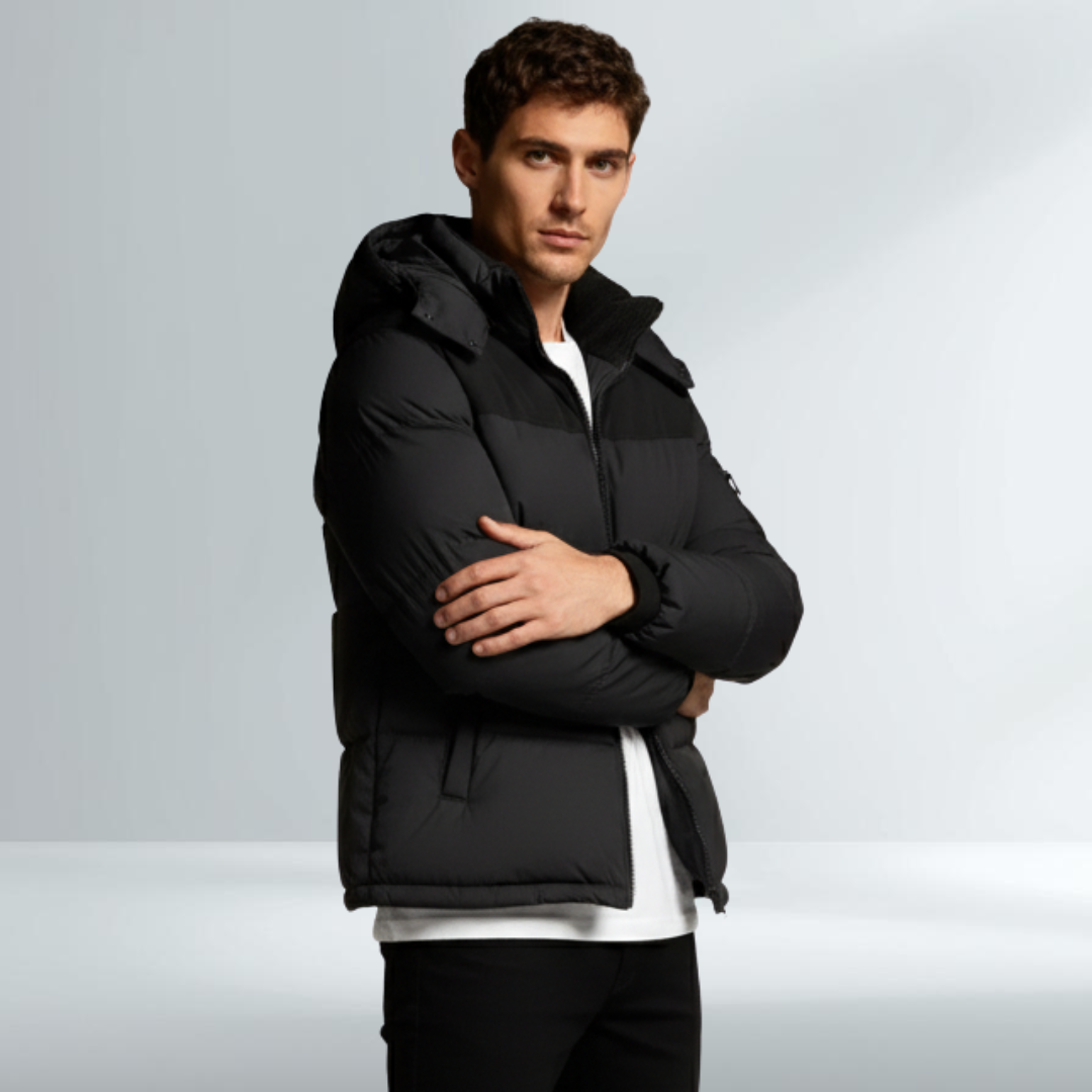 Cappotto Elegante Invernale da Uomo Nero